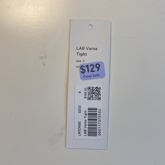 LuluLemon 28” Lab Varsa Leggings - Picture 6 of 6